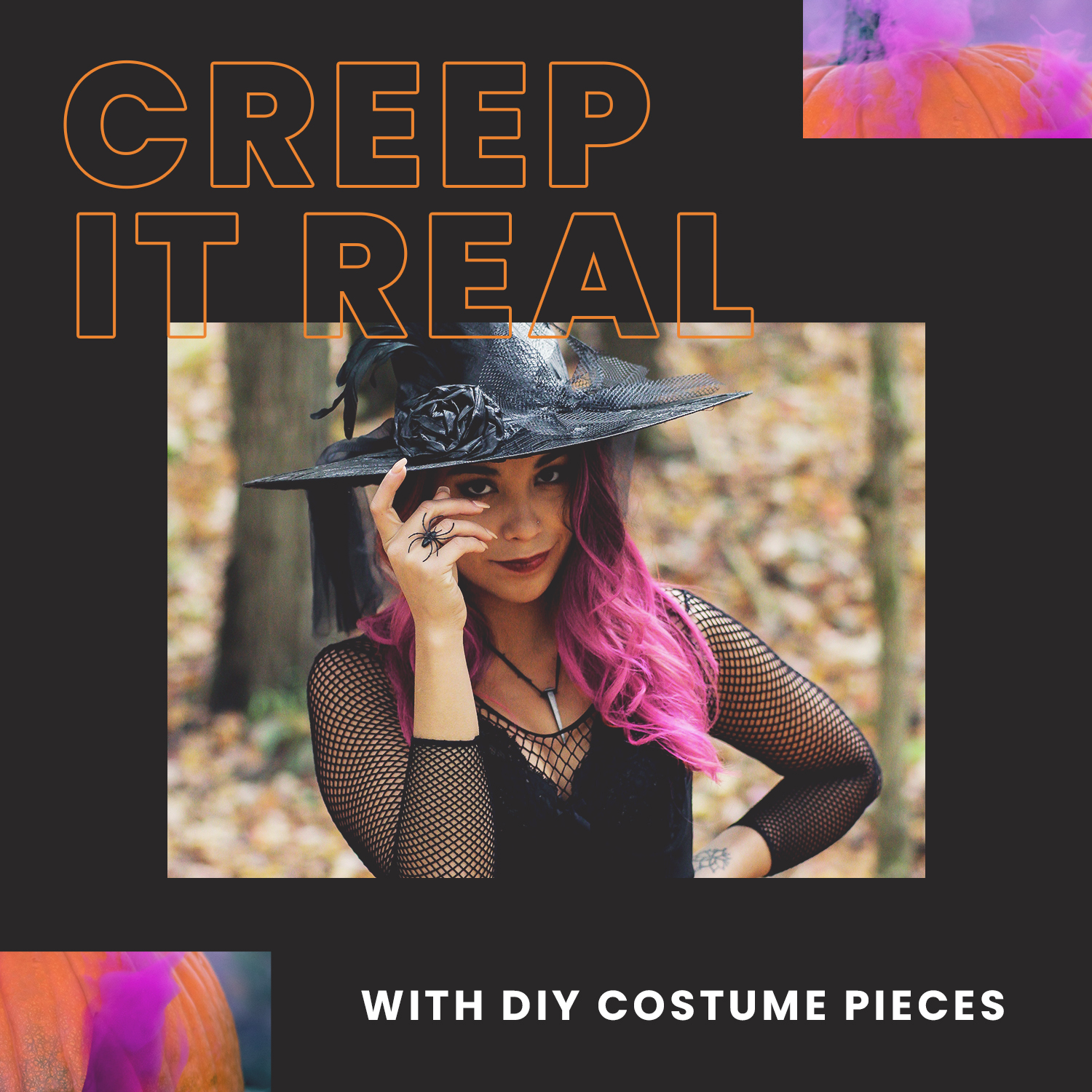 Creep It Real with DYI Halloween Costumes Pieces
